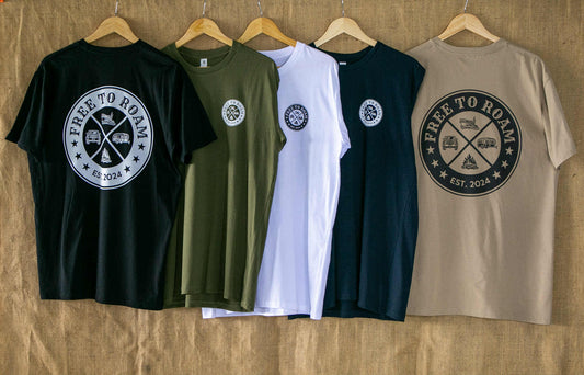 Men's Short Sleeve T-Shirt Round Logo